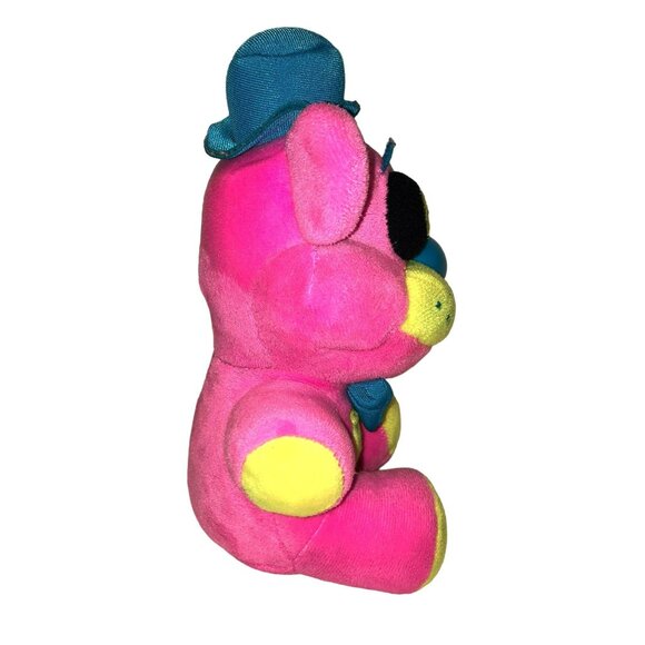 FUNKO FIVE NIGHTS AT FREDDYS PLUSH BLACKLIGHT FREDDY PINK STUFFED ANIMAL 8" 2018 - Picture 4 of 7